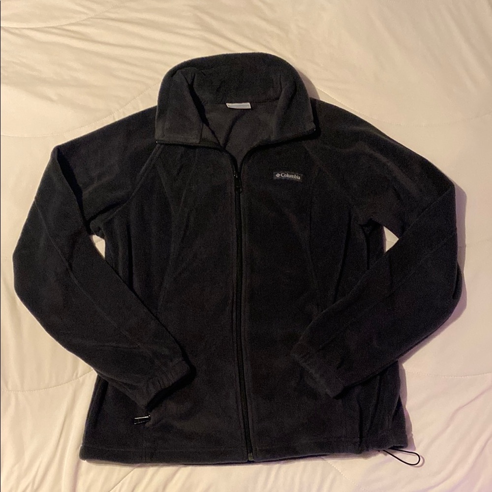 Columbia Black Fleece Jacket Full Zip